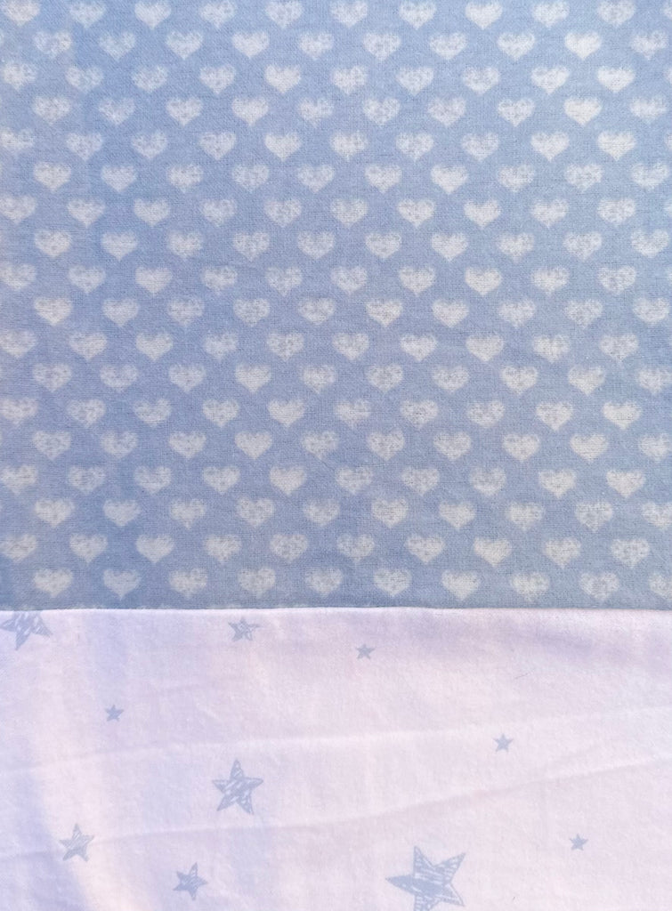 Flannel PANT - Blue Hearts w/ Stars