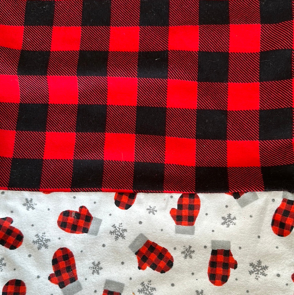 Flannel PANTS - Buffalo Check w/ Mitts