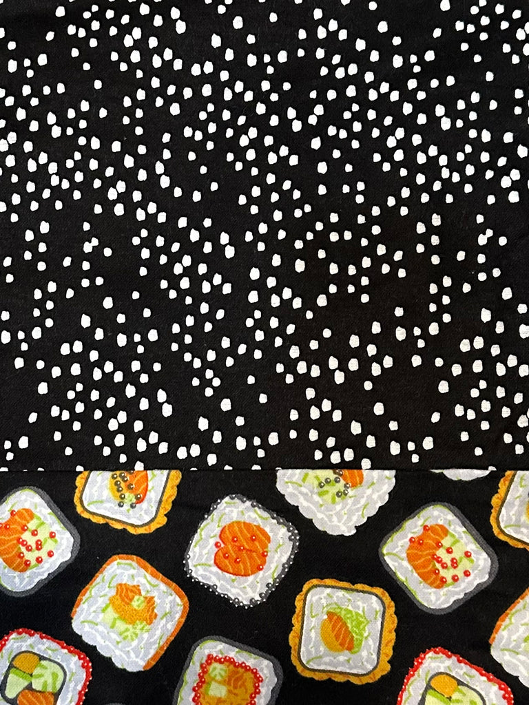 Flannel PANT -  Black w/ Sushi