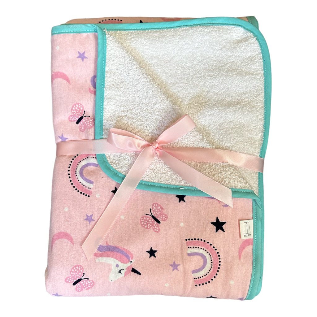 Hooded Towel - Unicorn (Pink)