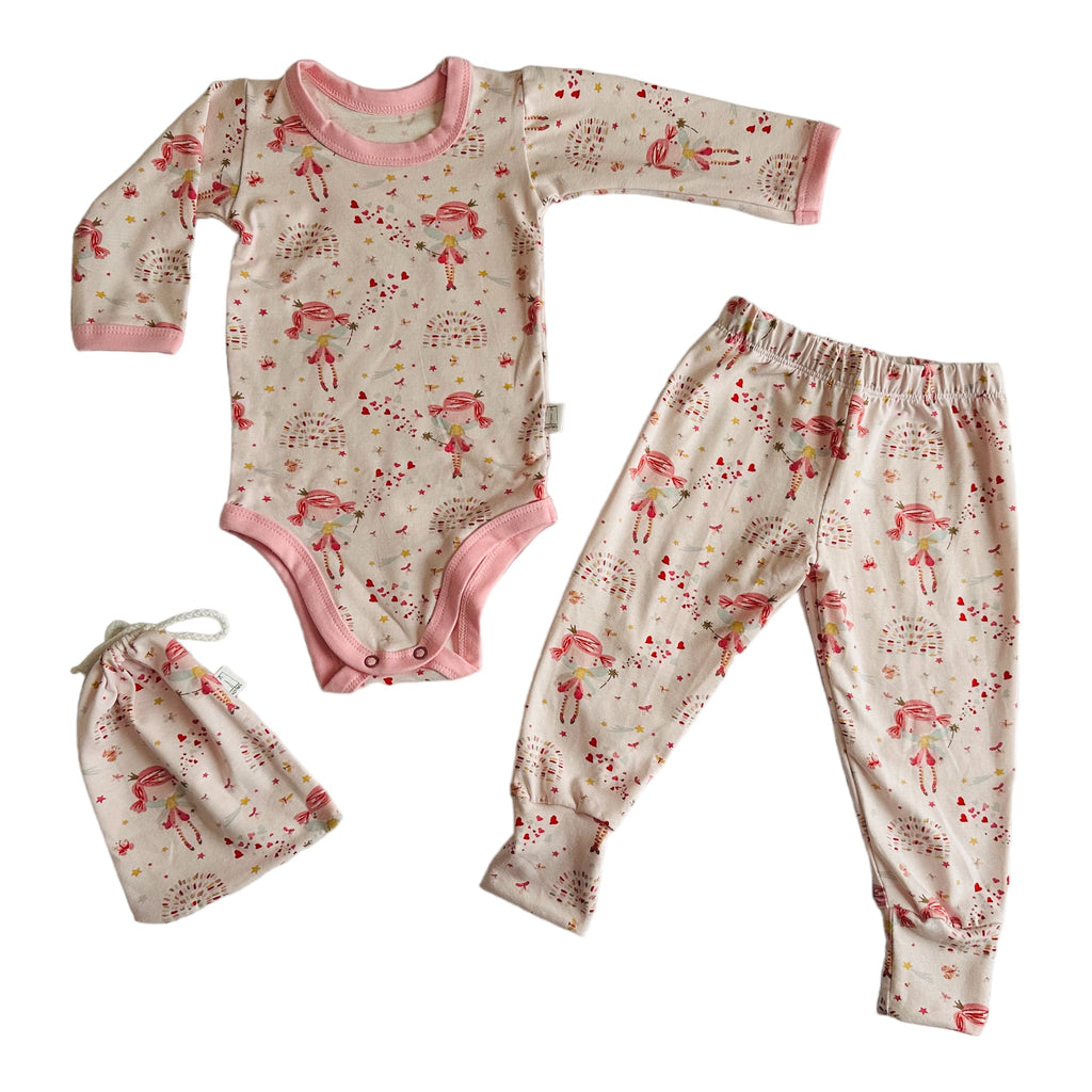 Jersey Baby Sets-Pink Fairy