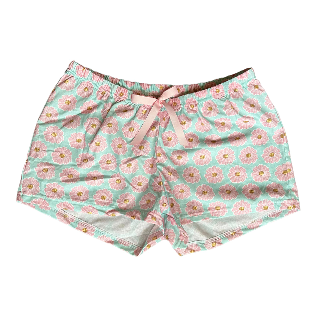 Female BOXERS  Cotton - Pink Daisy