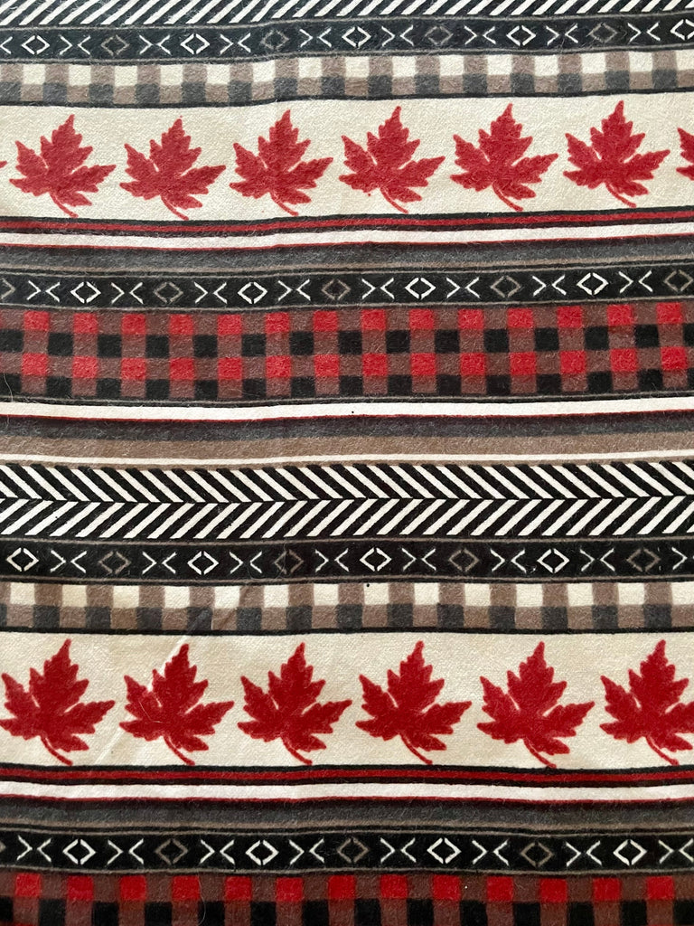 Unisex Flannel SHORTS - Canadian Stripe