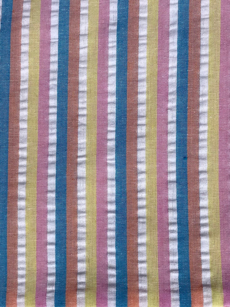 Cotton PANT seersucker - Sherbet Stripe