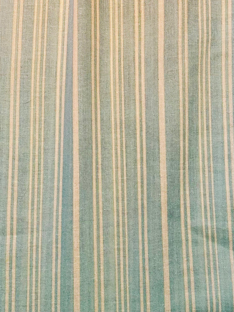 Cotton Capri - Mint Green Stripe
