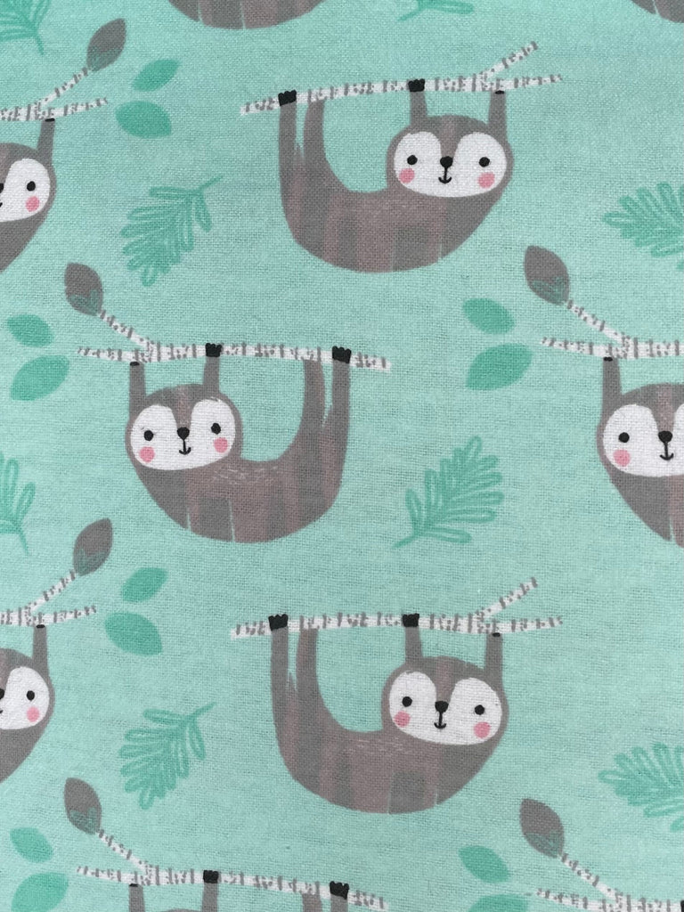Female BOXERS Flannel- Sloth