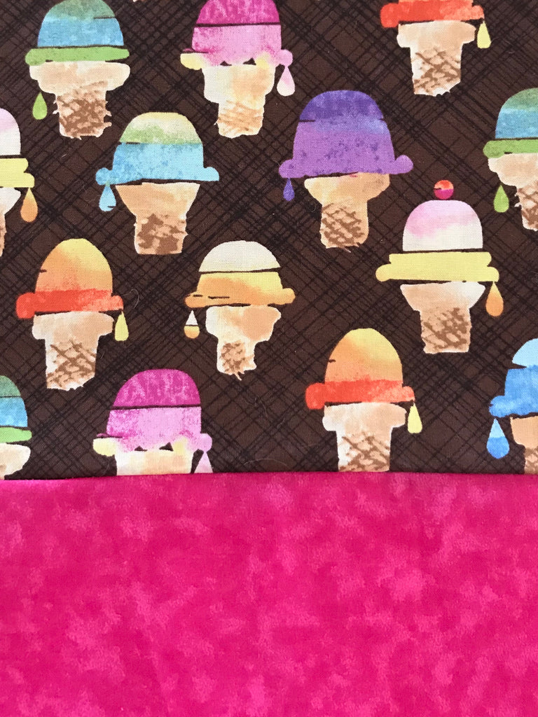 Cotton PANT - Ice-Cream Cones w/ Pink