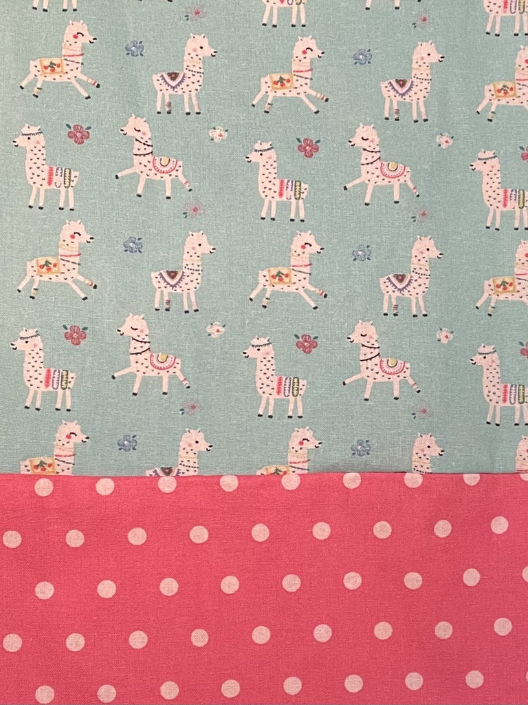 Cotton PANT - Llama w/ Pink