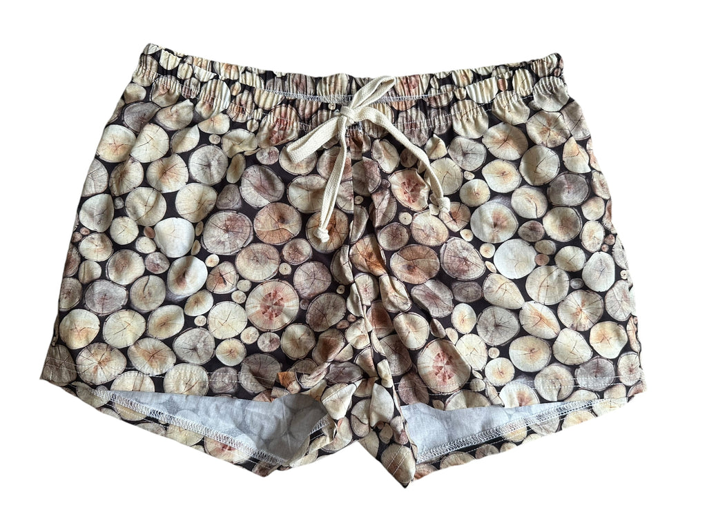 Female BOXERS Cotton - Wood Logs