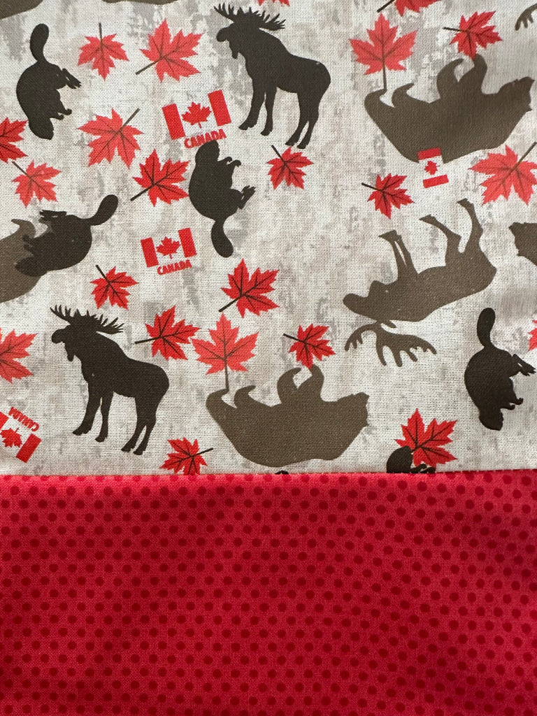 CAPRI Cotton -  Canadian Beaver w/ Red