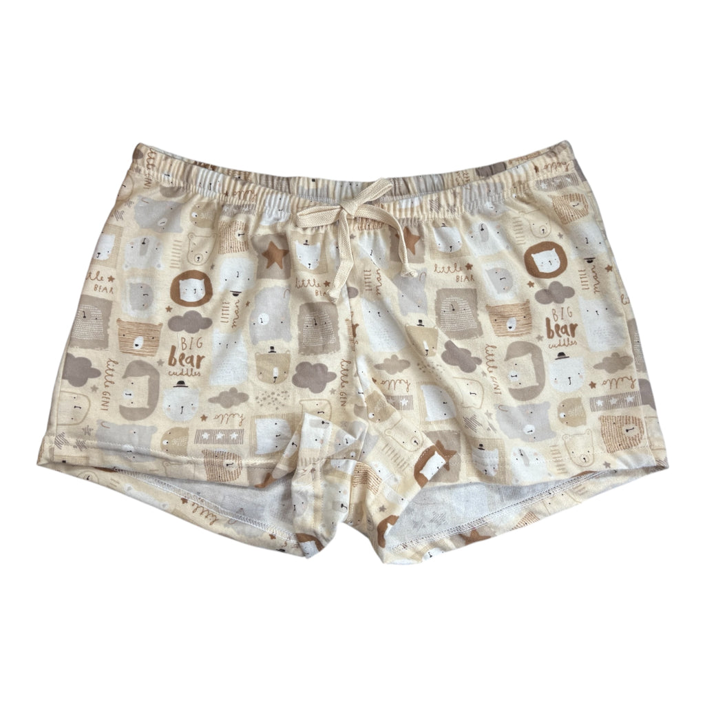 Female BOXERS Flannel - Cuddly Bear