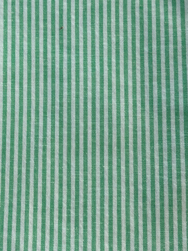 Seersucker/Cotton  PANT-  Green Stripe