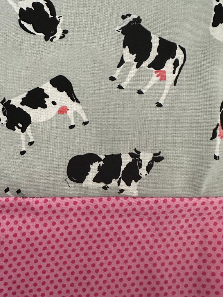 CAPRI Cotton -  Cows w/ Pink