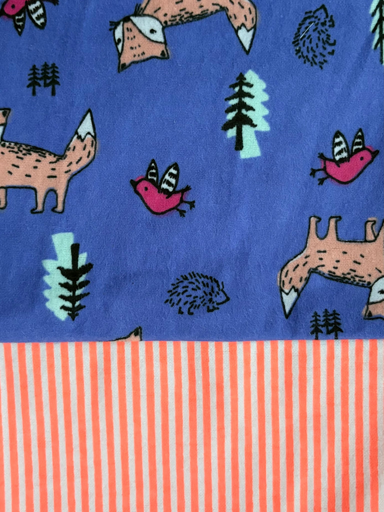 Flannel PANT - Purple Fox w/ Neon Stripe