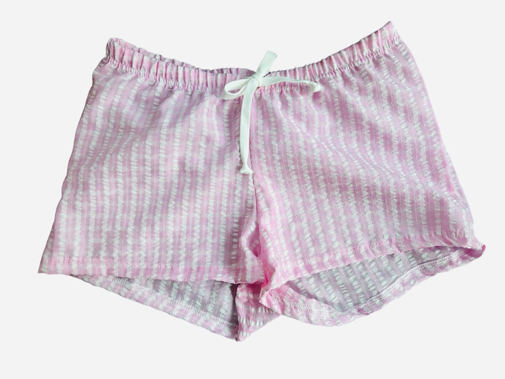Female BOXERS Seersucker - Pink