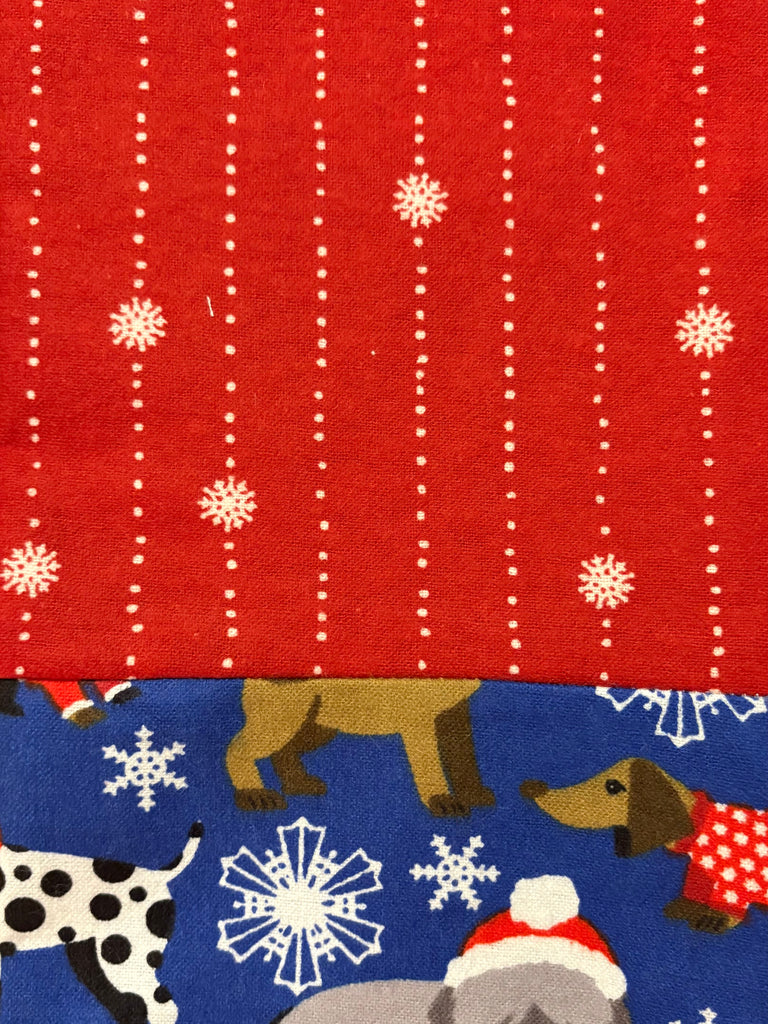 Flannel PANT - Red w/ Dogs