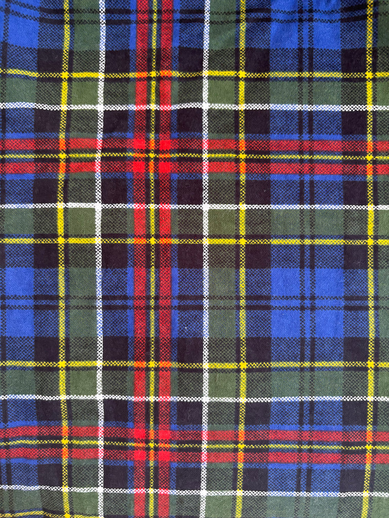 Flannel PANT - Blue, Green, Red & Yellow Plaid