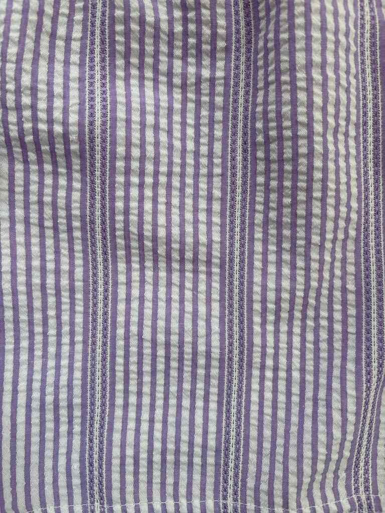 Seersucker  PANT-  Mauve Stripe
