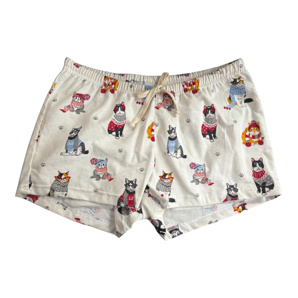 Female BOXERS Flannel - Cats