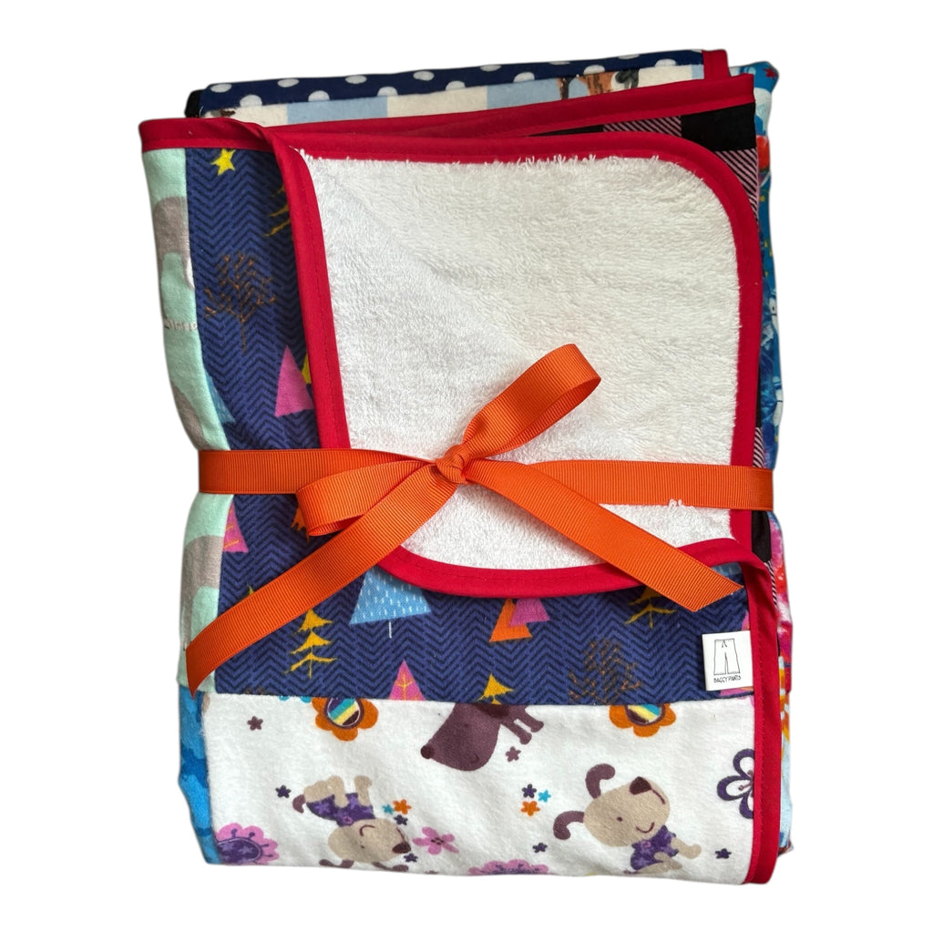 Hooded Towel - Patchwork