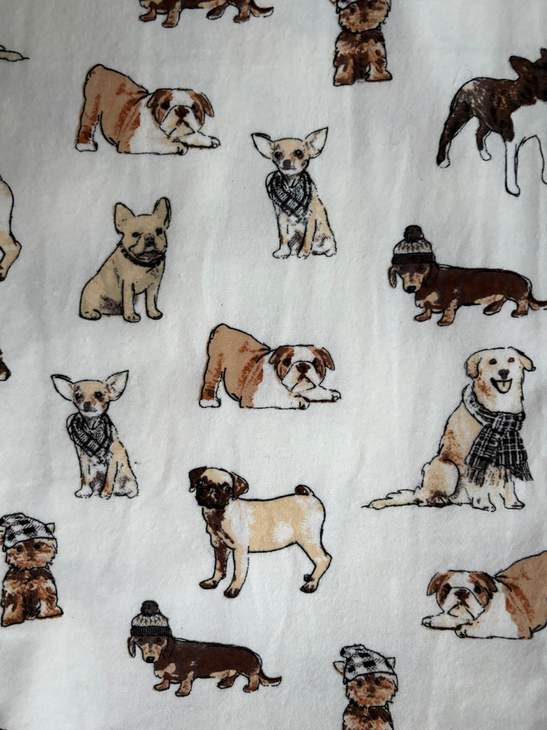 Flannel PANT - Dogs w/ Black Plaid