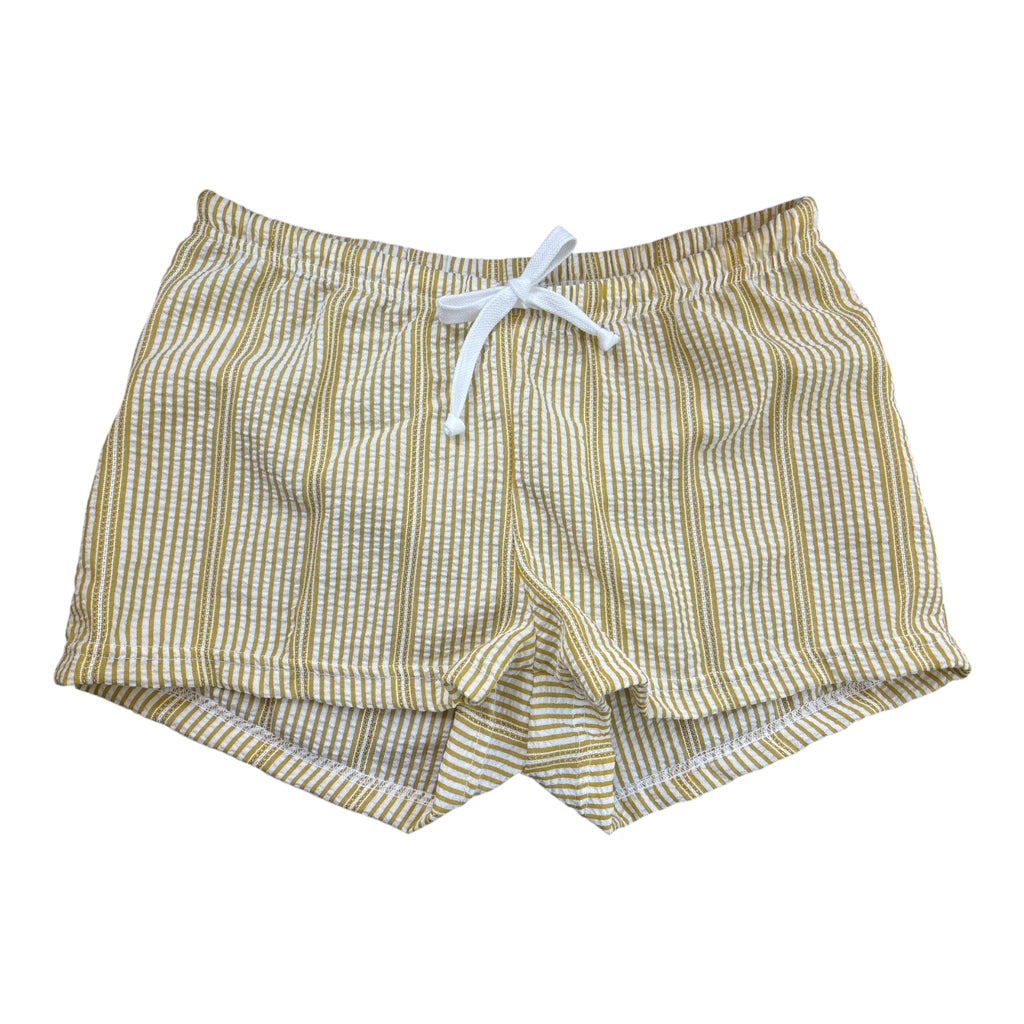 Female BOXERS Seersucker - Gold Stripe