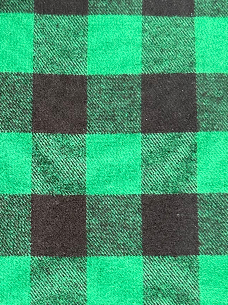 Flannel PANT - Green Buffalo Check