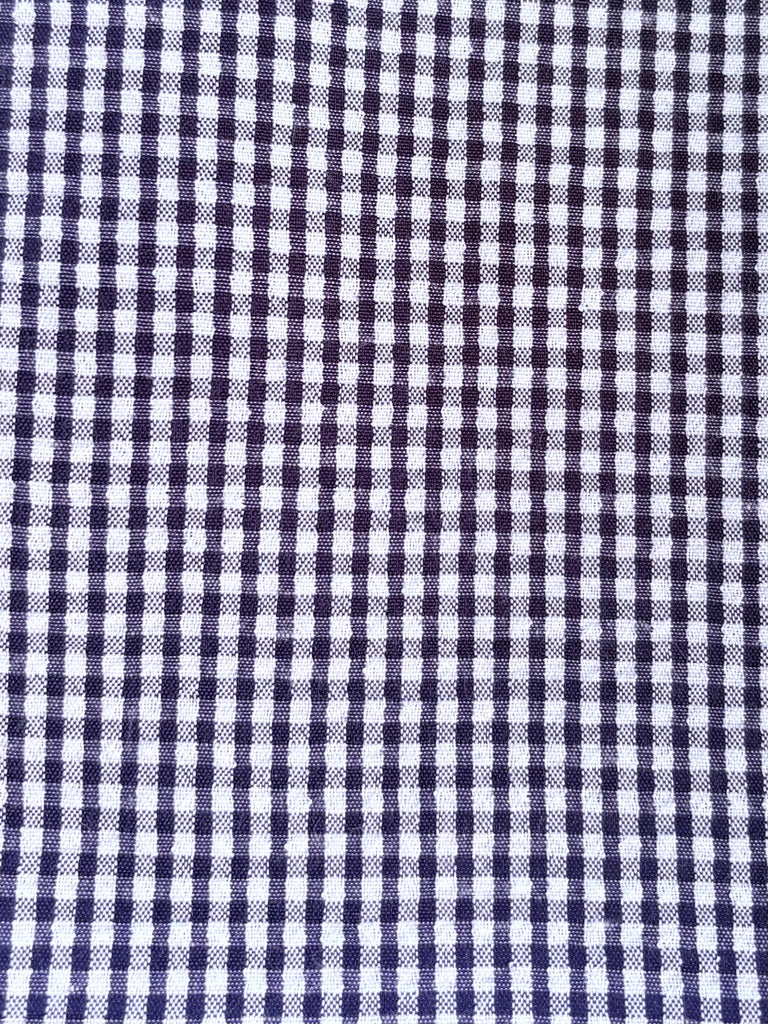 Seersucker  PANT- Navy Gingham