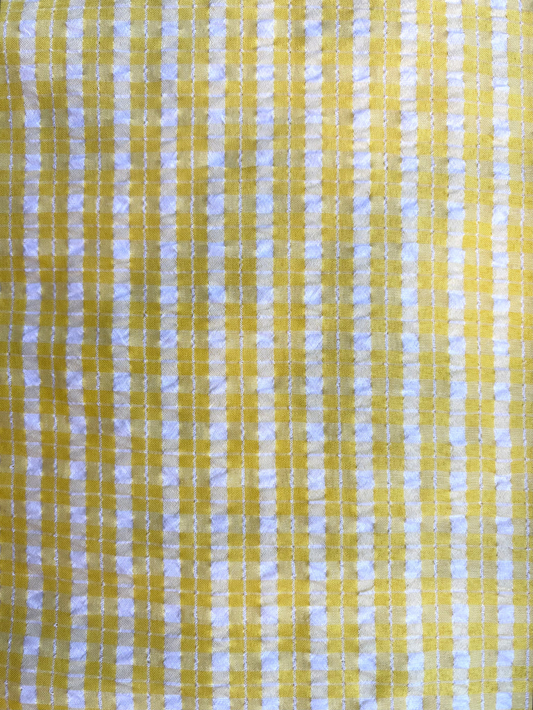 Seersucker  PANT- Yellow