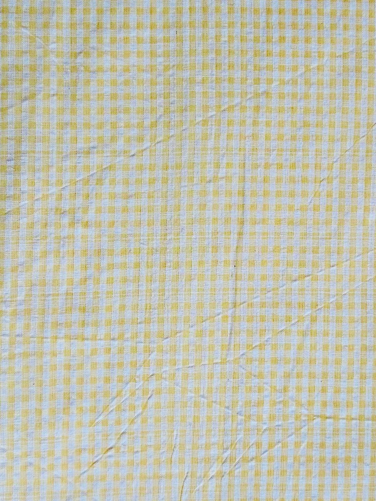 Seersucker  PANT- Yellow Gingham