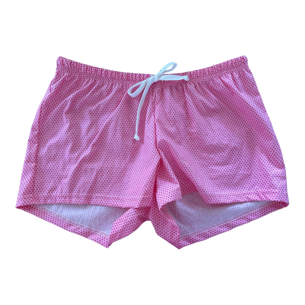 Female BOXERS Flannel -  Pink Dot