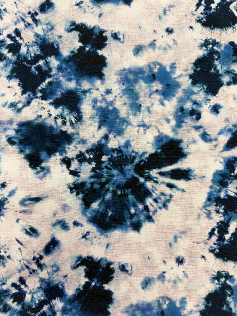 CAPRI Cotton - Blue tie-dye