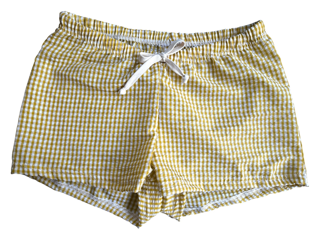 Female BOXERS Seersucker - Gold