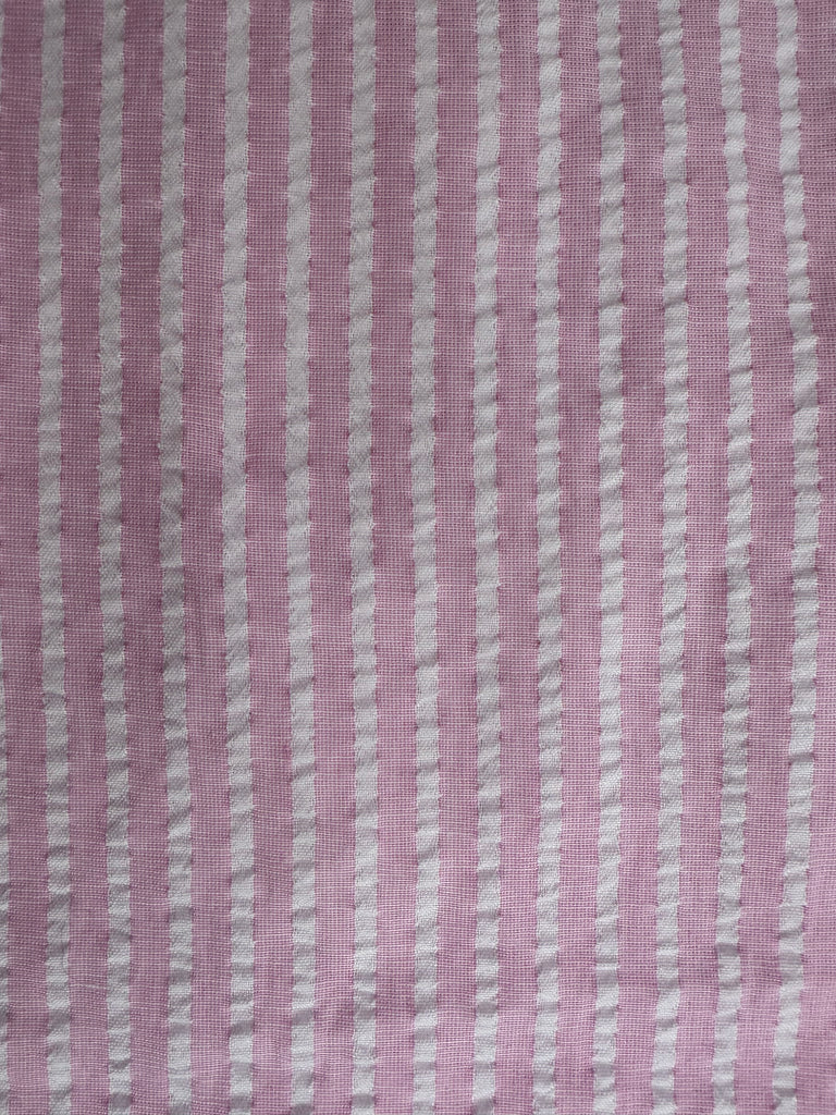 Seersucker  PANT-  Pink & White Stripe