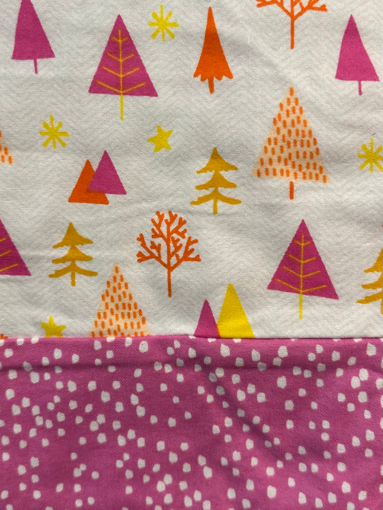 Flannel PANT -  Trees w/ Pink Dots