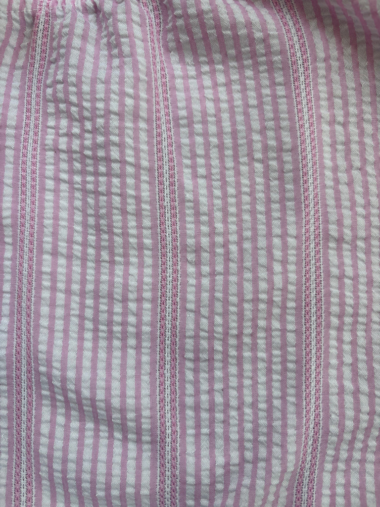 Seersucker  PANT- Light Pink Stripe