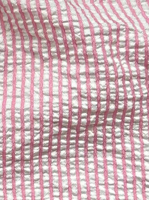 Seersucker  PANT-  Pink Stripe