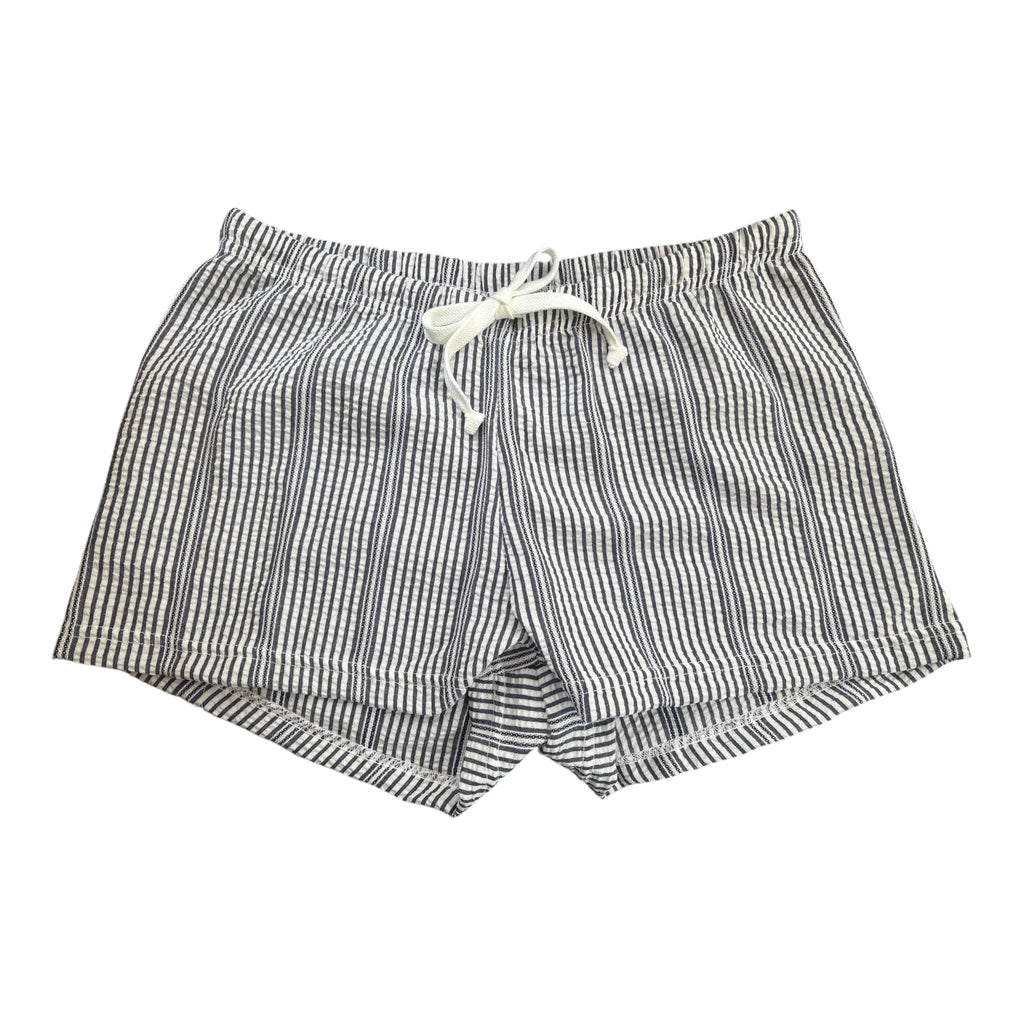 Female BOXERS Seersucker - Navy Stripe