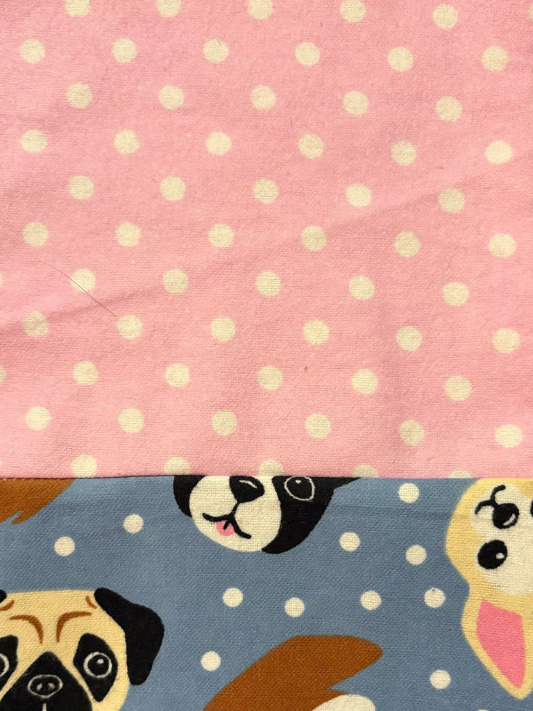 Flannel PANT - Pink Dot w/ Dog Heads