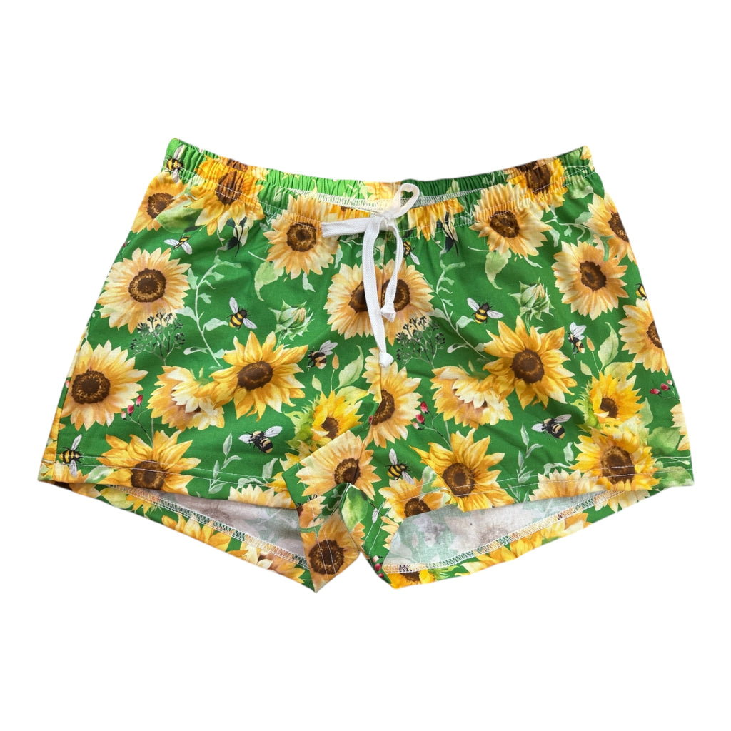 Female BOXERS Cotton - Sunflower & Bees