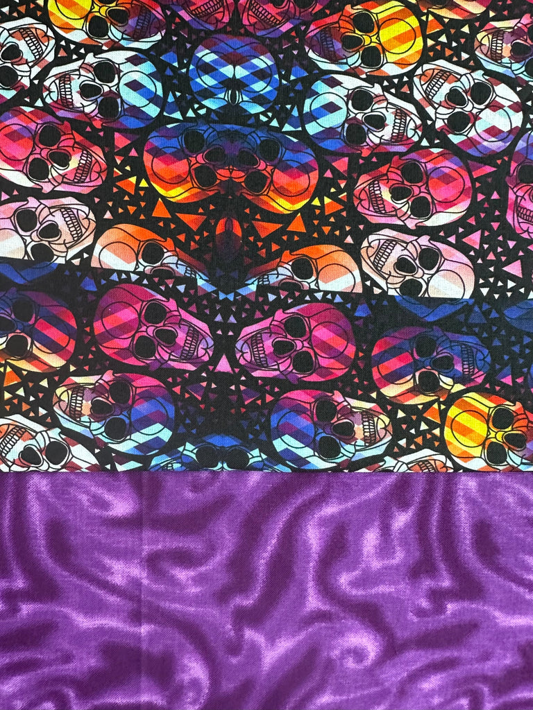 Cotton PANT - Skull w/ Purple