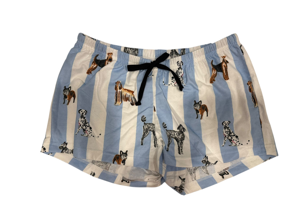 Female BOXERS Flannel - Dog Stripe