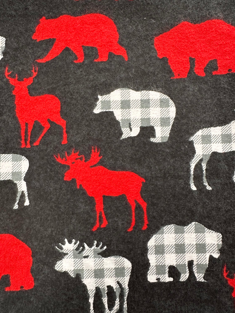Flannel Pants - Moose, Bear, Deer
