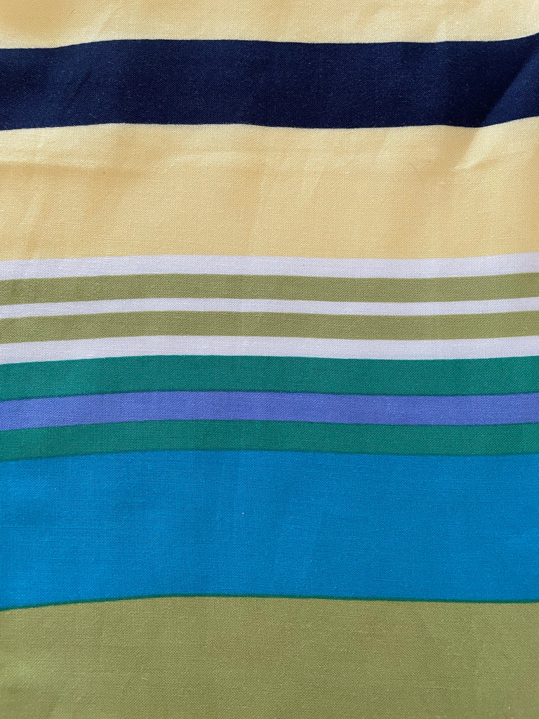 Cotton CAPRI - Linen Horizontal stripes