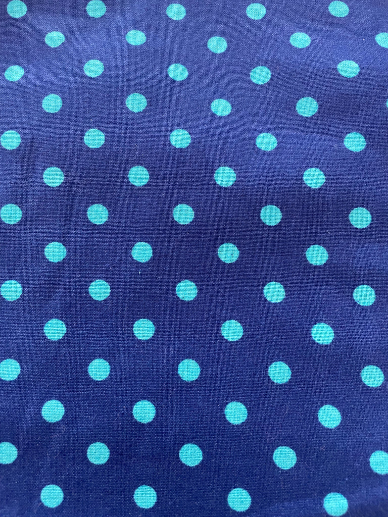 Cotton Pant - Blue & Turquoise Dot