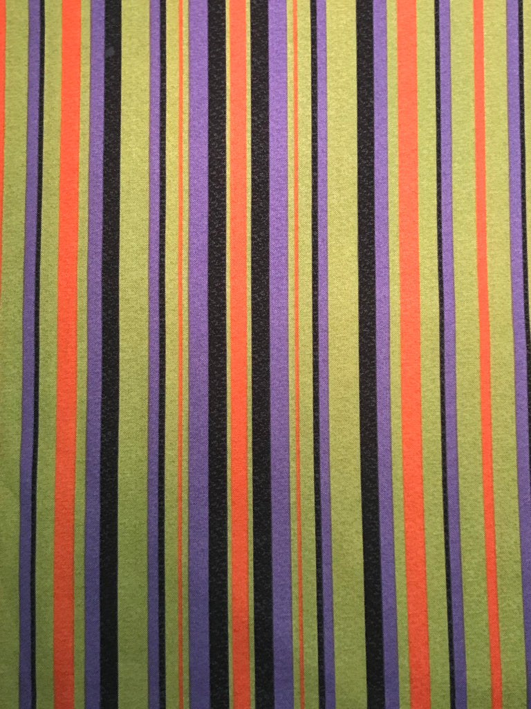 Cotton PANT - Green, Orange & Purple Stripes