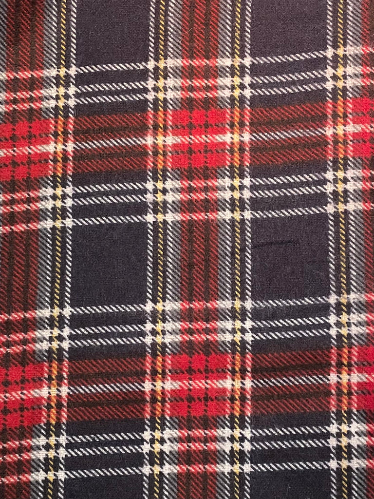 Flannel Pants - Navy & Red Plaid