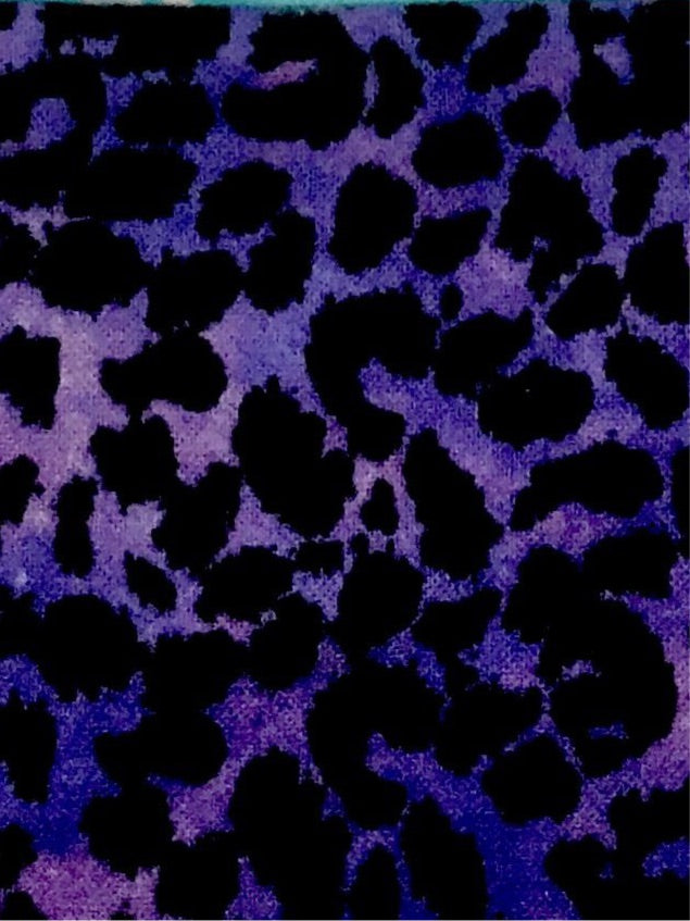 Purple Leopard - Flannel