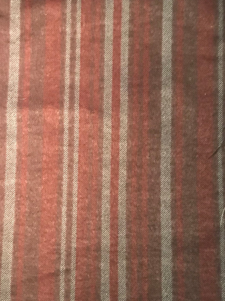 Flannel Pants - Dark Burgundy Stripe