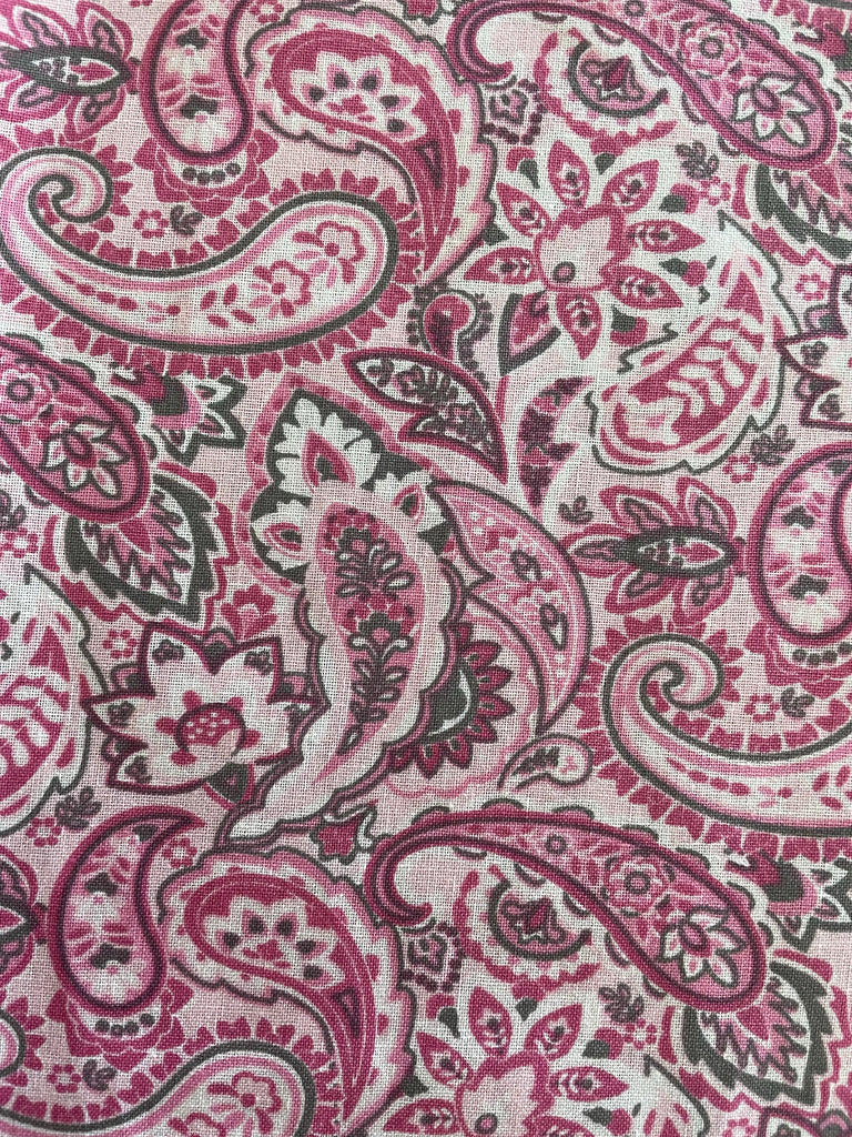 Cotton PANT - Pink Paisley